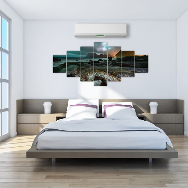 Obraz - Noční scéna (210x100 cm)