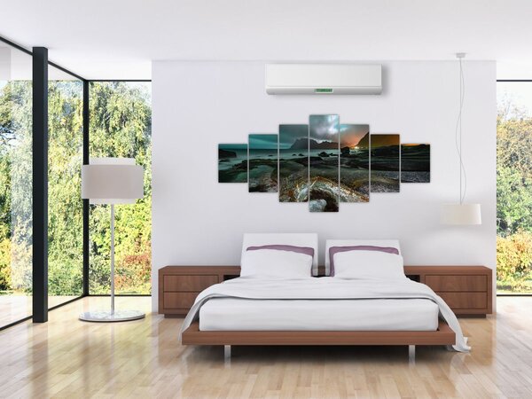 Obraz - Noční scéna (210x100 cm)