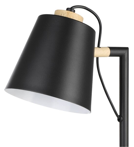 Stolní LED lampa LACEY-QI černá