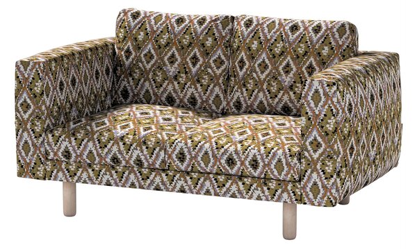 Potah na pohovku IKEA Norsborg 2-místná barva vícebarevná látka pletený vzor, vzorované