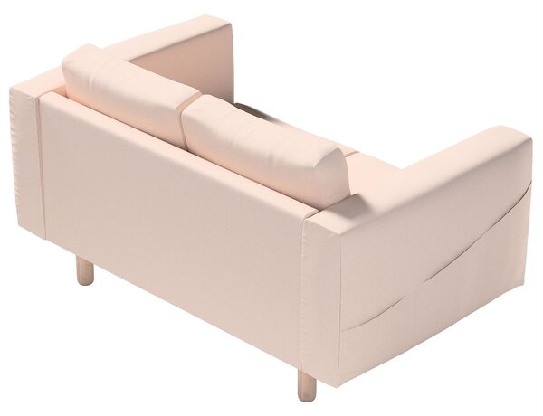 Potah na pohovku IKEA Norsborg 2-místná barva růžová látka pletený vzor