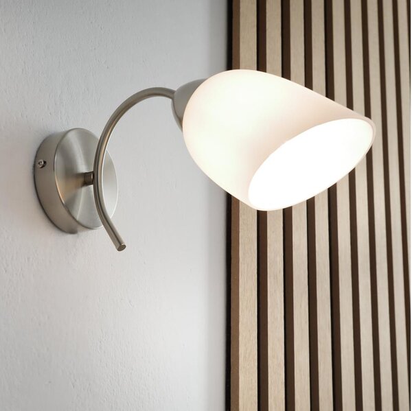 Nástěnné svítidlo DONNA 1xE27/60W/230V nikl