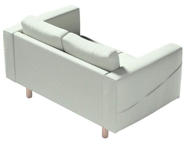 Potah na pohovku IKEA Norsborg 2-místná barva modrá látka pletený vzor
