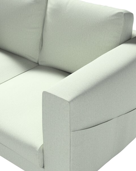 Potah na pohovku IKEA Norsborg 2-místná barva modrá látka pletený vzor