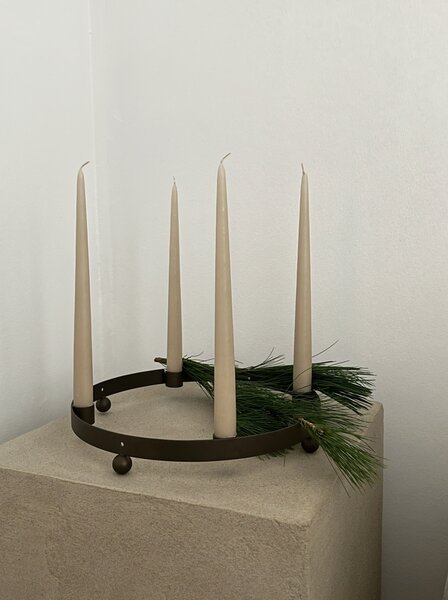 OYOY Adventní svícen Pearl - Browned Brass OY235