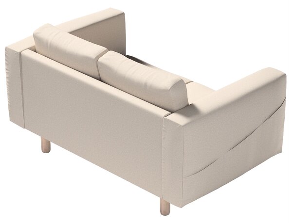 Potah na pohovku IKEA Norsborg 2-místná barva šedá látka pletený vzor