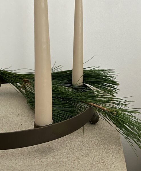 OYOY Adventní svícen Pearl - Browned Brass OY235