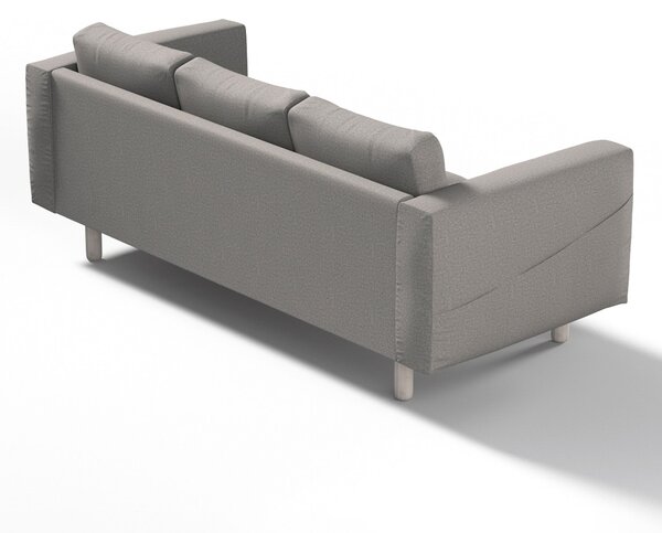 Potah na pohovku IKEA Norsborg 3-místná barva šedá látka pletený vzor