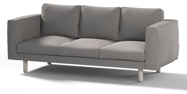 Potah na pohovku IKEA Norsborg 3-místná barva šedá látka pletený vzor
