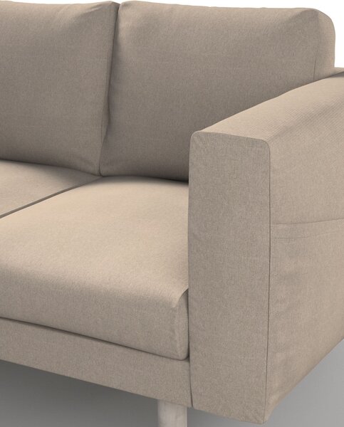 Potah na pohovku IKEA Norsborg 3-místná barva béžová látka pletený vzor