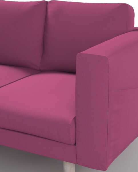 Potah na pohovku IKEA Norsborg 3-místná barva růžová látka pletený vzor