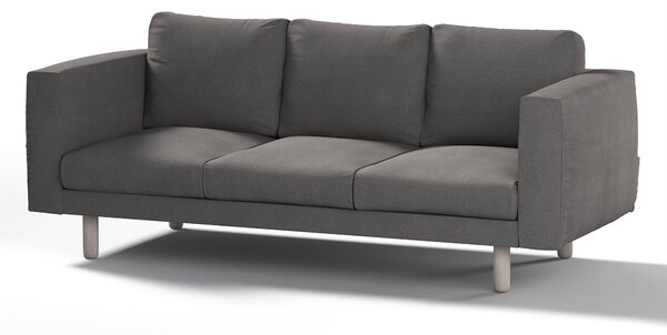 Potah na pohovku IKEA Norsborg 3-místná barva šedá látka pletený vzor