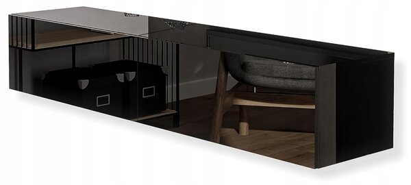 Závěsná TV skříňka WoodyGo 180 cm x 35 cm x 40 cm