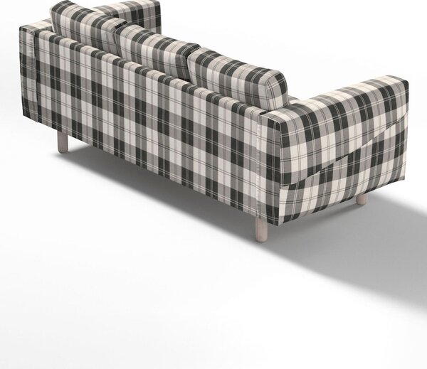 Potah na pohovku IKEA Norsborg 3-místná barva černá látka pletený vzor, vzorované