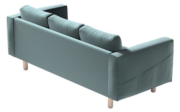 Potah na pohovku IKEA Norsborg 3-místná barva zelená látka sametová
