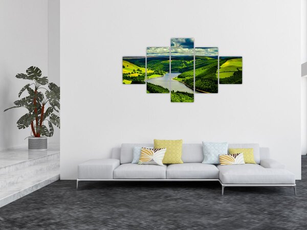 Obraz - Zelená krajina (125x70 cm)