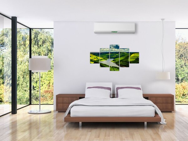 Obraz - Zelená krajina (125x70 cm)