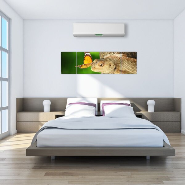 Obraz - Ještěr (170x50 cm)