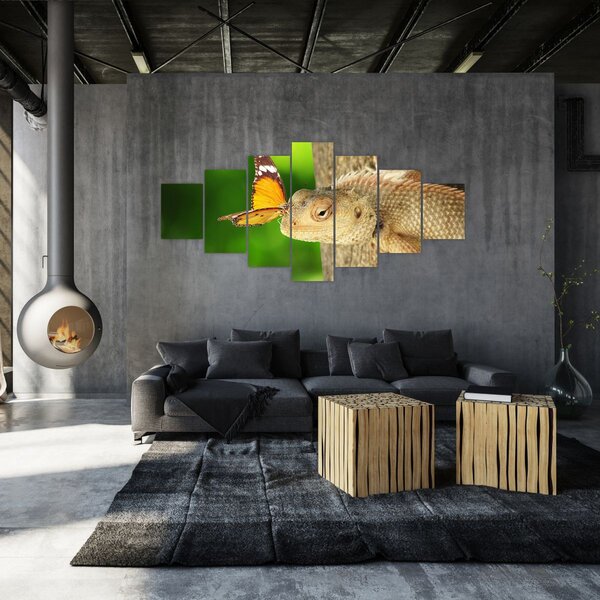 Obraz - Ještěr (210x100 cm)