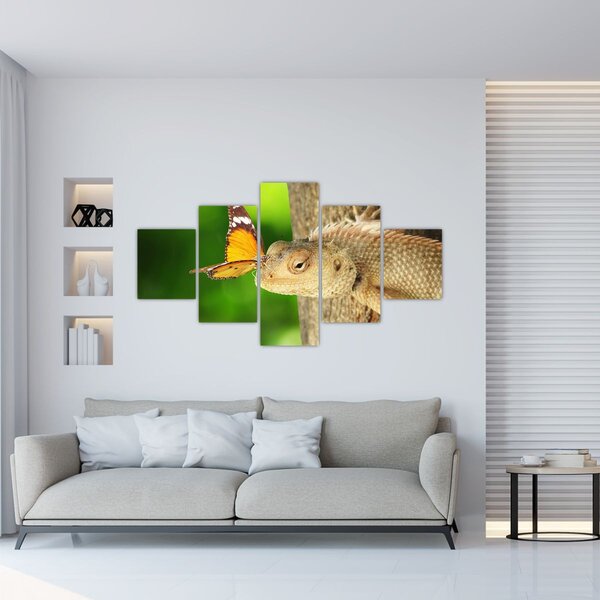 Obraz - Ještěr (125x70 cm)