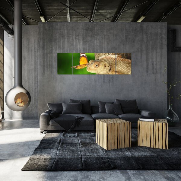 Obraz - Ještěr (170x50 cm)