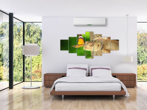 Obraz - Ještěr (210x100 cm)