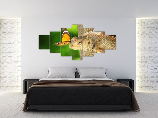 Obraz - Ještěr (210x100 cm)