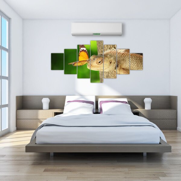 Obraz - Ještěr (210x100 cm)