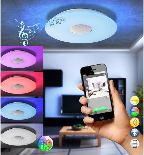 GLOBO 41329N - LED RGBW Stmívatelné stropní svítidlo NICOLE LED/50W/230V + DO