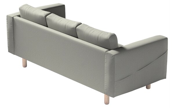 Potah na pohovku IKEA Norsborg 3-místná barva šedá látka pletený vzor