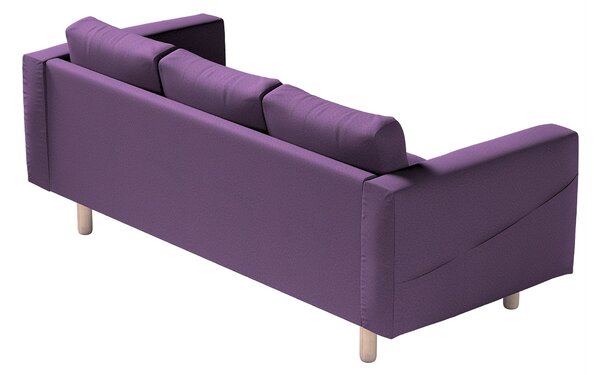 Potah na pohovku IKEA Norsborg 3-místná barva fialová látka pletený vzor