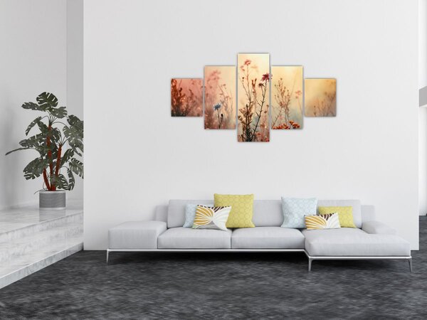 Obraz - Divoké kvítí (125x70 cm)