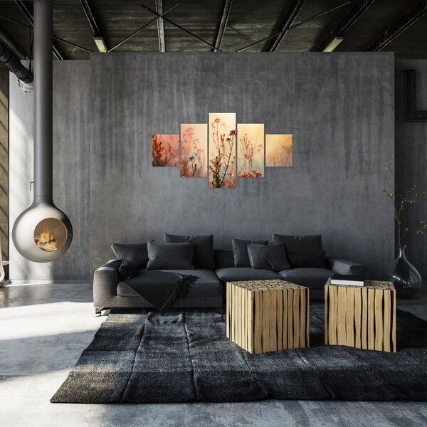 Obraz - Divoké kvítí (125x70 cm)