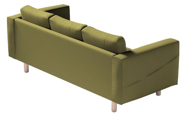 Potah na pohovku IKEA Norsborg 3-místná barva zelená látka pletený vzor