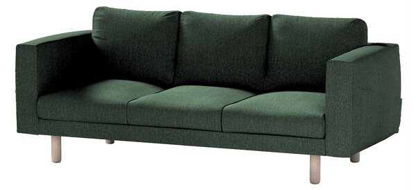 Potah na pohovku IKEA Norsborg 3-místná barva zelená látka pletený vzor