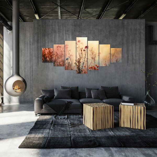 Obraz - Divoké kvítí (210x100 cm)