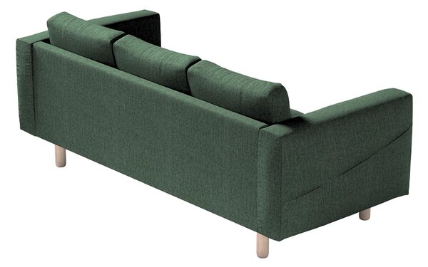 Potah na pohovku IKEA Norsborg 3-místná barva zelená látka pletený vzor