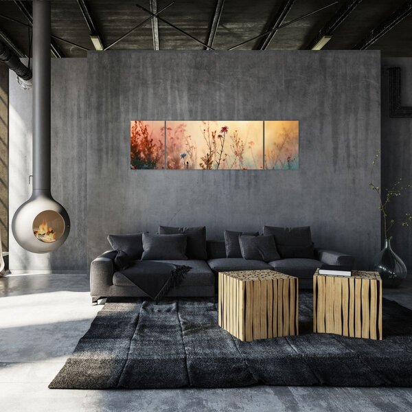 Obraz - Divoké kvítí (170x50 cm)