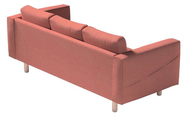 Potah na pohovku IKEA Norsborg 3-místná barva hnědá látka pletený vzor