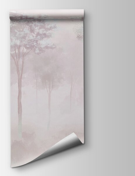 Fototapeta Mlžný les se stromy, Přírodní fototapety, Populární fototapety, w01599v1 - Tapeko.co.cz