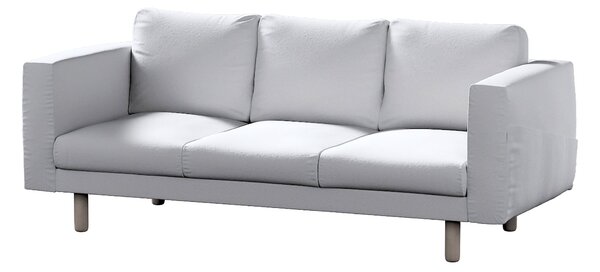 Potah na pohovku IKEA Norsborg 3-místná barva bílá látka pletený vzor
