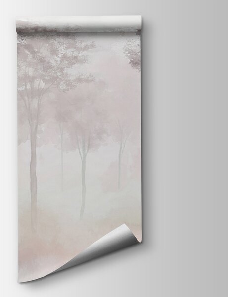 Fototapeta Skupina stromů v mlžném lese, Přírodní fototapety, Populární fototapety, w01599v3 - Tapeko.co.cz