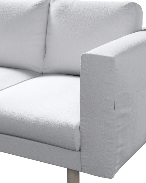 Potah na pohovku IKEA Norsborg 3-místná barva bílá látka pletený vzor