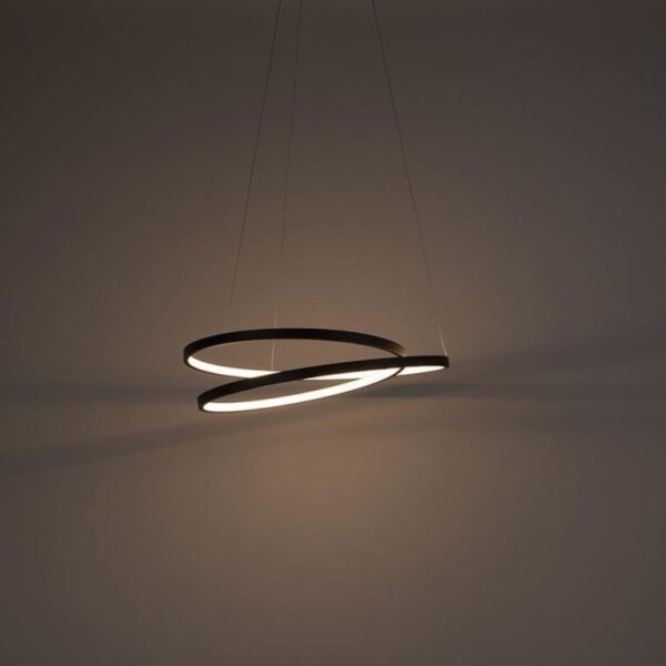 Paul Neuhaus 2472-18 - LED Stmívatelný lustr na lanku ROMAN LED/30W/230V černá