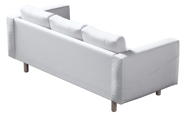 Potah na pohovku IKEA Norsborg 3-místná barva bílá látka pletený vzor