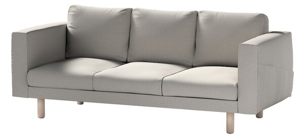 Potah na pohovku IKEA Norsborg 3-místná barva šedá látka pletený vzor