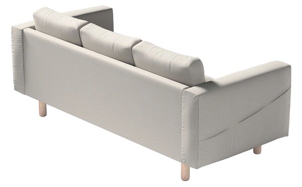 Potah na pohovku IKEA Norsborg 3-místná barva šedá látka pletený vzor