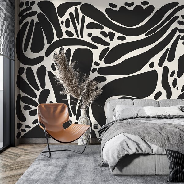 Fototapeta Černobílý vzor, Designové fototapety na zeď, Populární fototapety, w01623 - Tapeko.co.cz