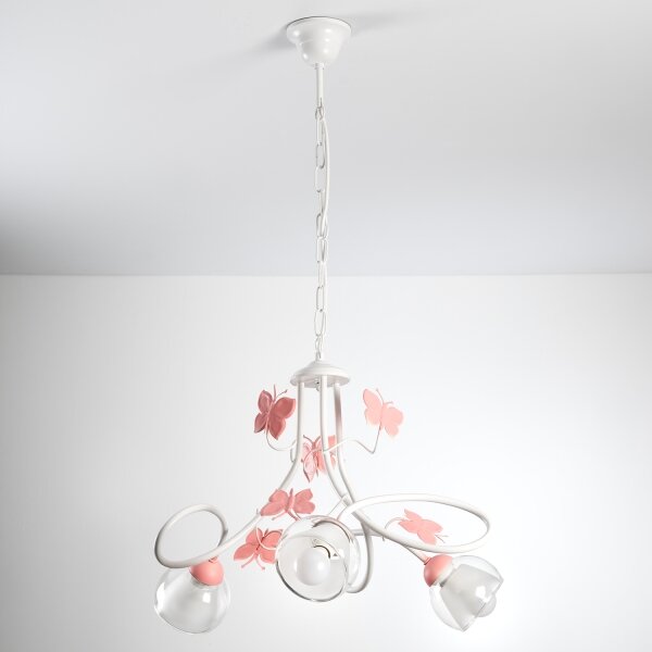 ONLI - Dětský lustr BUTTERFLY 3xE14/6W/230V
