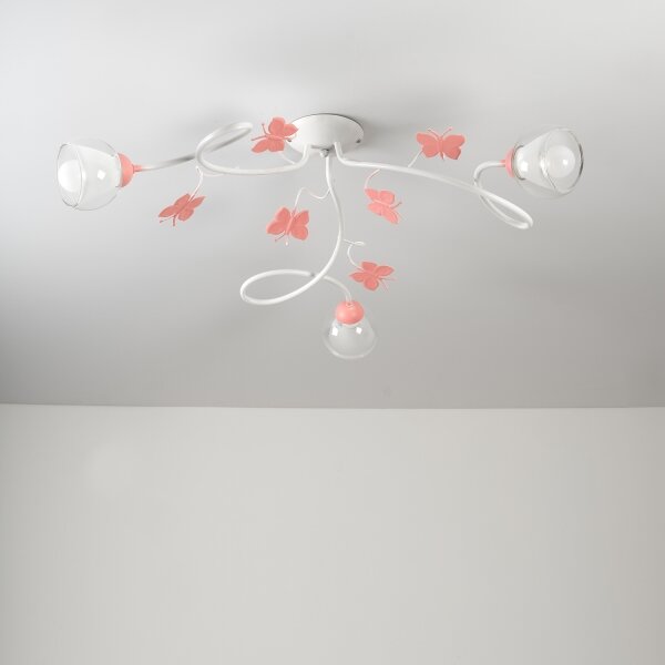 ONLI - Dětský přisazený lustr BUTTERFLY 3xE14/6W/230V